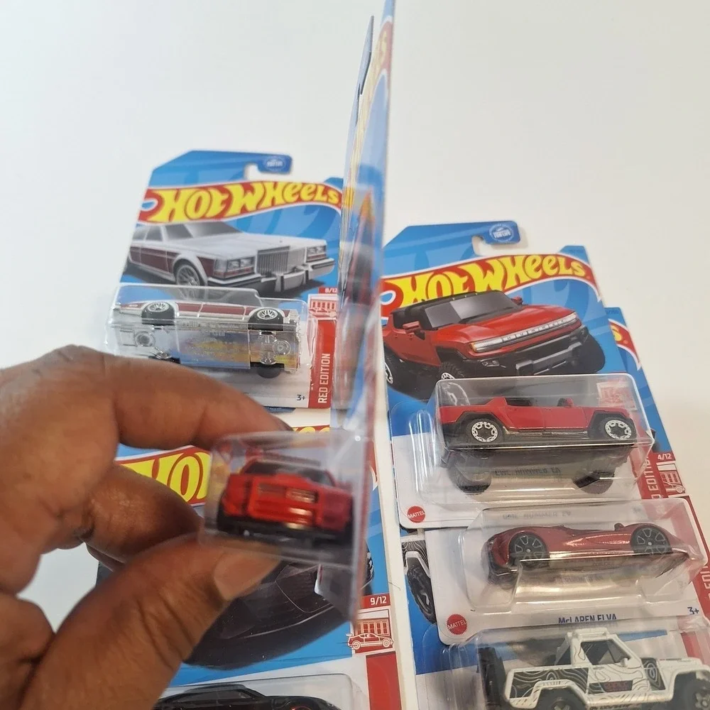 Hot Wheels Target Red Edition 6 Cars Cadillac/ Audi/ Hummer/‎ McLaren/ Charger